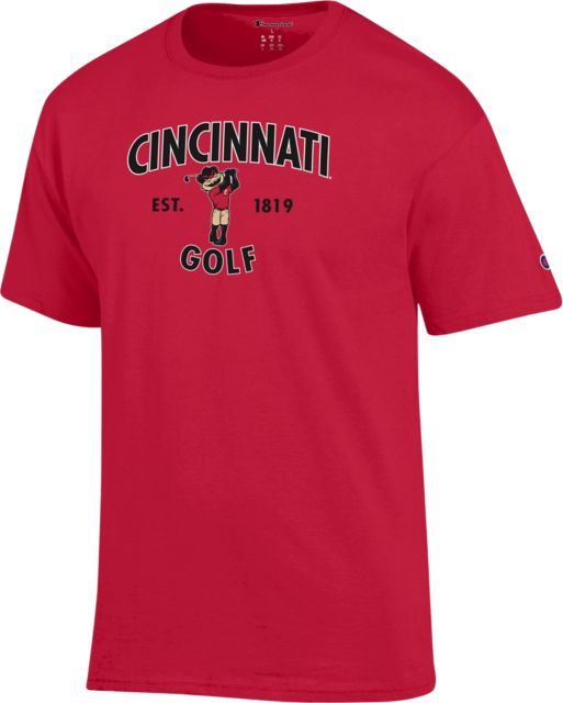 University of Cincinnati Bearcats Golf Short Sleeve T-Shirt