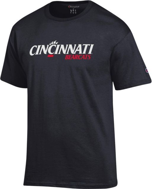 University of Cincinnati Short Sleeve T-Shirt | Champion | Black | Large