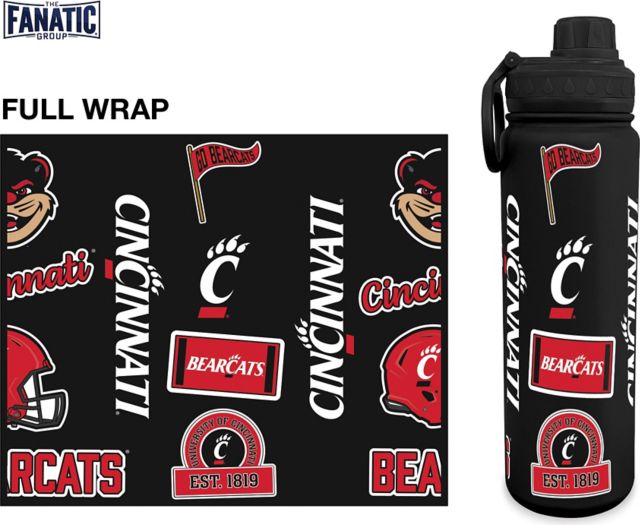 University of Cincinnati 24 oz. Full Wrap Bottle