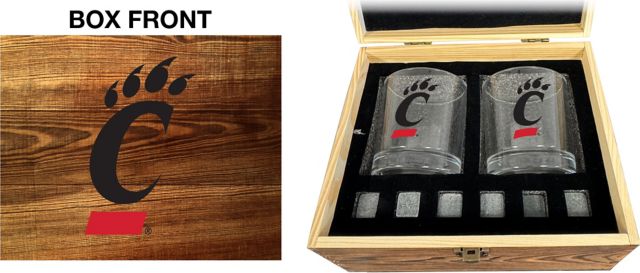 University of Cincinnati Rock Glass Box Set