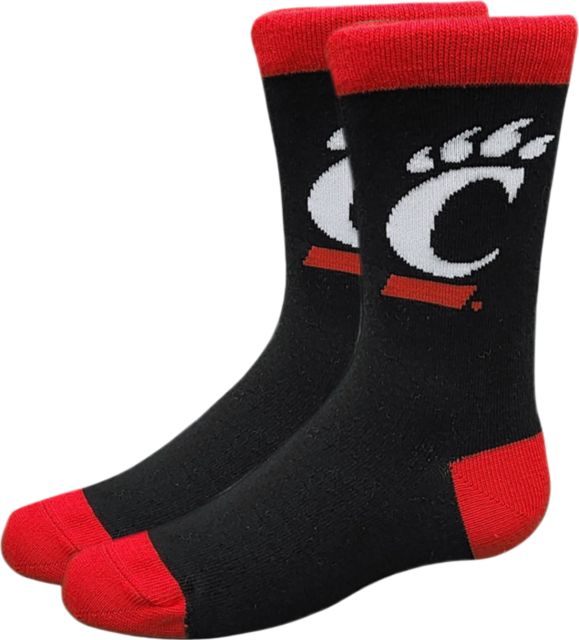 University of Cincinnati Youth Crew Socks