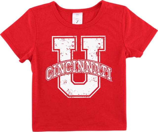 University of Cincinnati Youth Girl's Cropped Tee