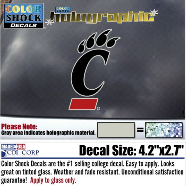 University of Cincinnati Hologram Decal