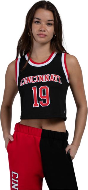 University of Cincinnati Women's Cropped Basketball Jersey