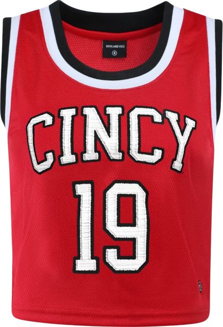 University of Cincinnati Women's Cropped Basketball Jersey
