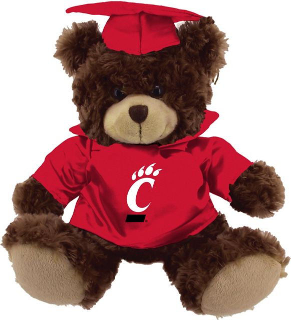 University of Cincinnati 12'' Graduation Bear - Chocolate - ONLINE ONLY