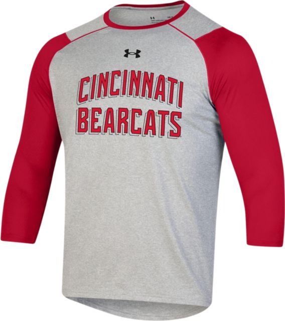 Men's Champion Red Cincinnati Bearcats Football Jersey Long Sleeve T-Shirt