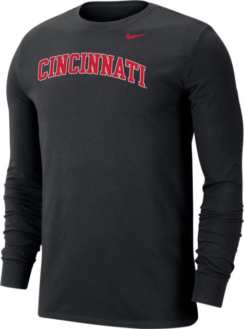 Men's Champion Gray Cincinnati Bearcats Icon Logo Basketball Jersey T-Shirt