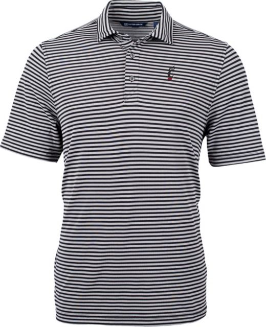 University of Cincinnati Striped Eco Polo