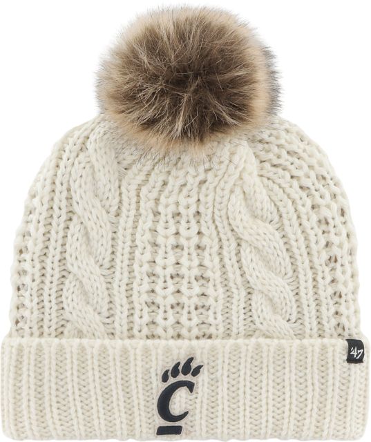 University of Cincinnati Women's Fur Pom Beanie