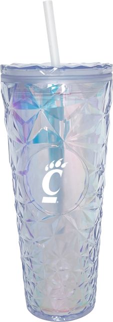 University of Cincinnati 25 oz. Diamond Double Wall Plastic Tumbler