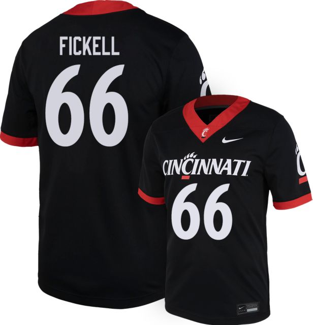 Cincinnati Football Nike Replica Jersey #66 L FICKELL