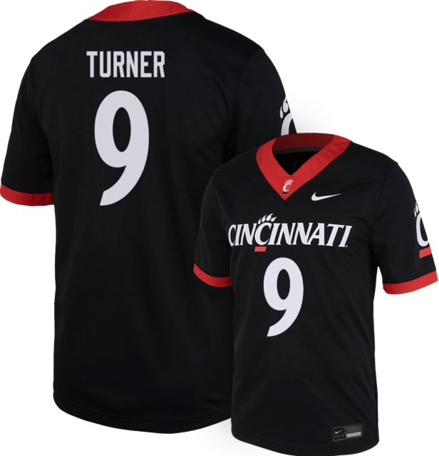 Cincinnati Football Nike Replica Jersey #9 A TURNER: University of