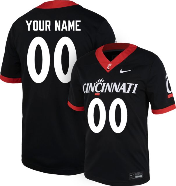 University of Cincinnati Football Custom Jersey