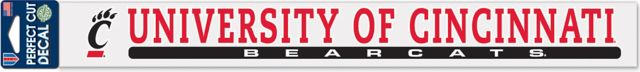 University of Cincinnati 2'' x 17'' Perfect Cut Decal