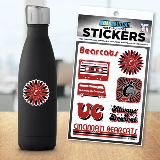 University of Cincinnati 7.5'' x 7.5'' Sticker Sheet