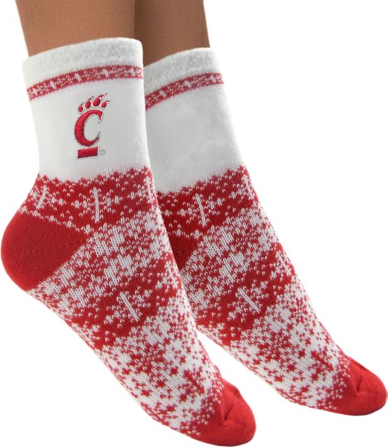 University of Cincinnati Women's Holiday Socks