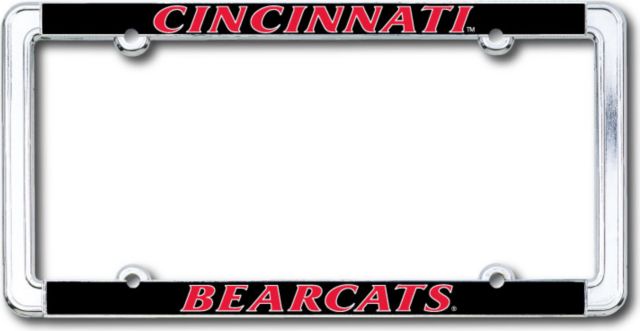 University of Cincinnati Bearcats Thin Dome License Plate Frame