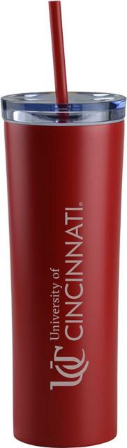 University of Cincinnati 16 oz. Tumbler with Straw