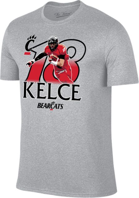 University of Cincinnati #18 Travis Kelce Football Short Sleeve T-Shirt
