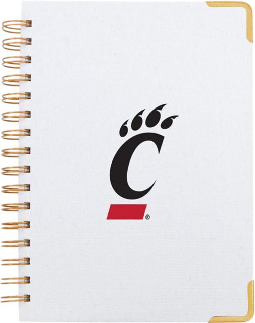 University of Cincinnati WVN NOTEBK METAL ACCENTS MST