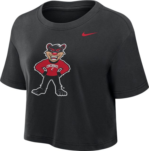 University of Cincinnati Bearcats Women's Crop Short Sleeve