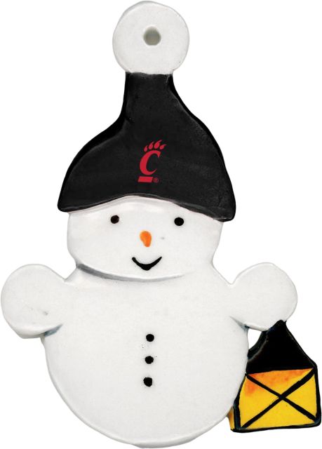 University of Cincinnati Snowman Ornament