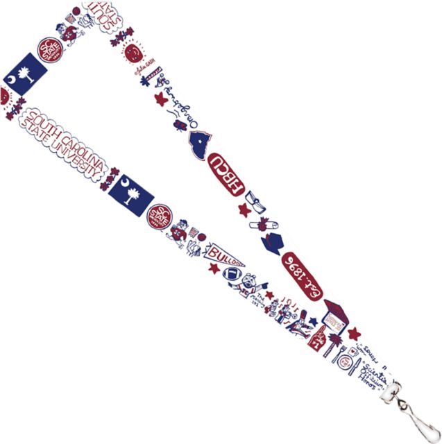 South Carolina State University Julia Gash 3/4'' Satin Lanyard
