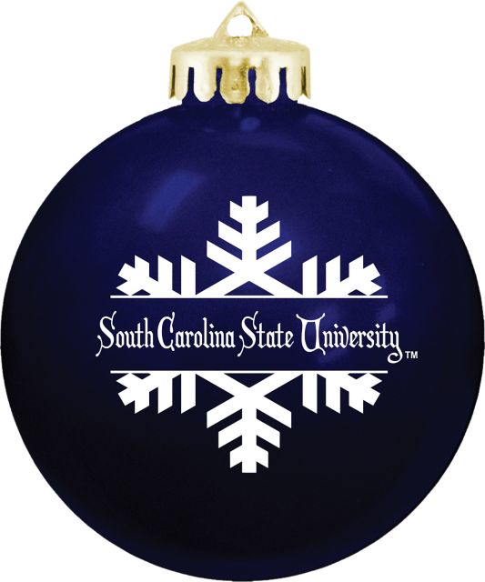 South Carolina State University Shatterproof Round Ornament
