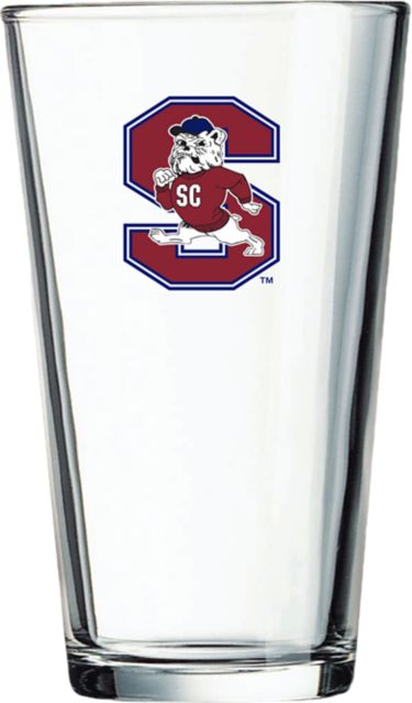 South Carolina State University Bulldogs 16 oz. Glass