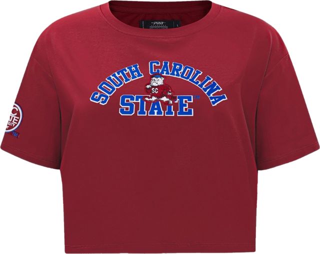 South Carolina State University Bulldogs Women's Cropped Boxy Short Sleeve T-Shirt