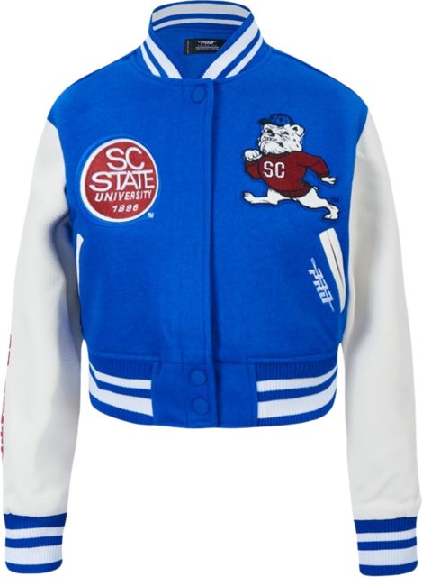 South Carolina State University Women's Cropped Varsity Jacket