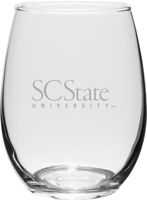 South Carolina State University 15 oz. Wine Glass