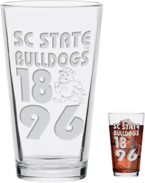 South Carolina State University Engraved Glass