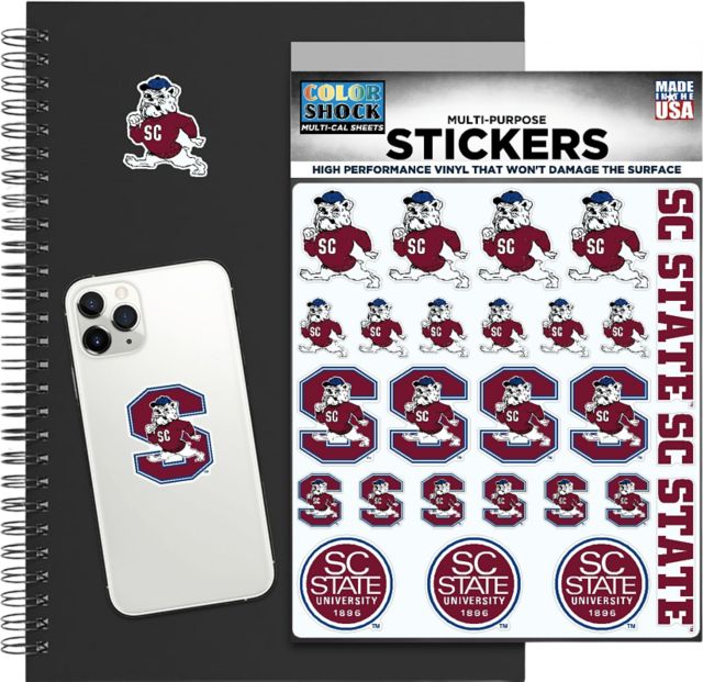 South Carolina State University Sticker Sheet