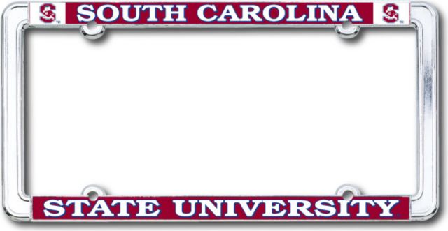 South Carolina State University Bulldogs Thin Dome License Plate Frame