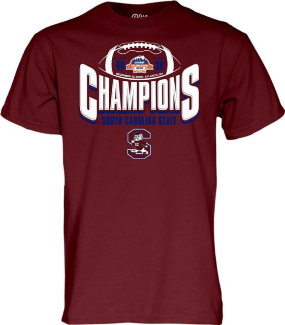 South Carolina State University Bulldogs Football 2025 Celebration Bowl Champions Short Sleeve T-Shirt