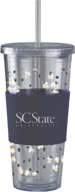 South Carolina State University Acrylic Tumbler with Straw