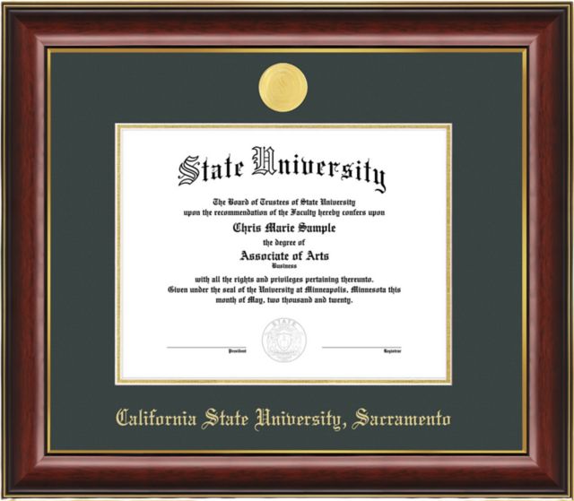 Sacramento State 8.5" x 11" Diploma Frame