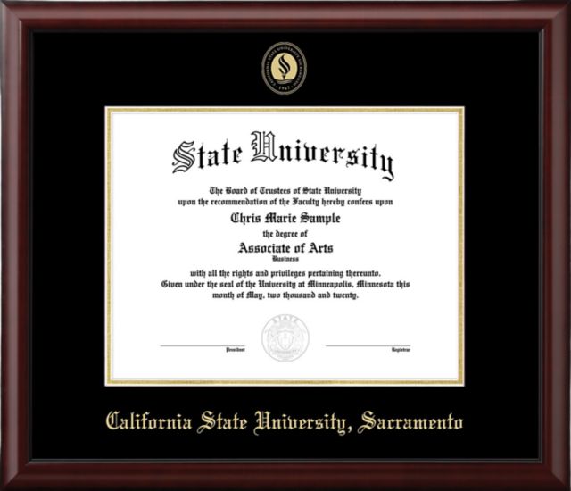 Sacramento State Diploma Frame