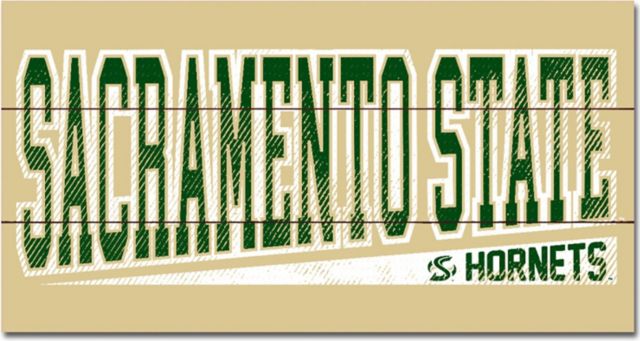 Sacramento State 11x20 Wood Plank Sign - ONLINE ONLY