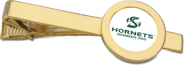 CSI Gold Tie Bar With Colored Medallian - ONLINE ONLY