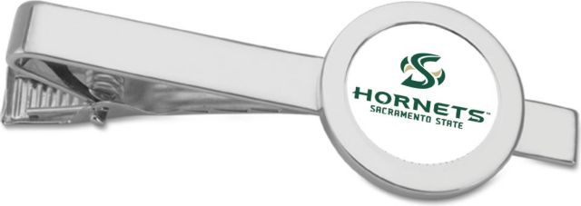 CSI Silver Tie Bar With Colored Medallian - ONLINE ONLY