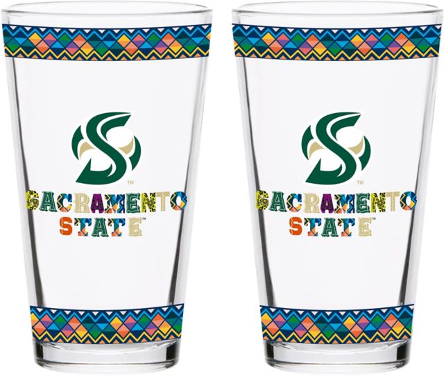 Sacramento State 16 oz. Glass