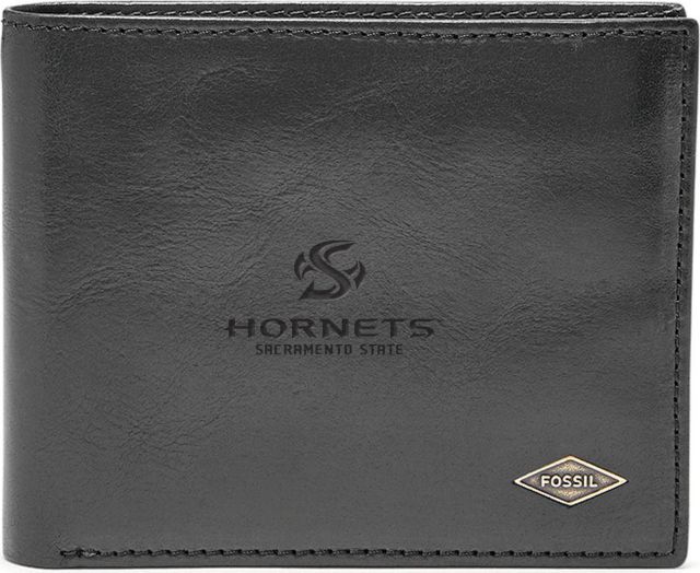 Fossil Leather Ryan RFID Flip ID Bifold - Black - ONLINE ONLY