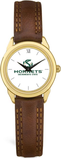 CSI Withomens Browithn Leather Withatch With Colored Medallion - ONLINE ONLY