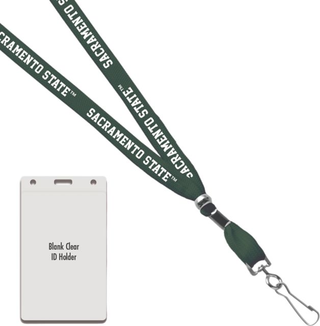 Sacramento State Card Dispenser Lanyard