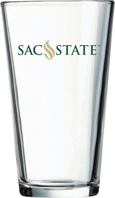 Sacramento State 16 oz. Drink Glass