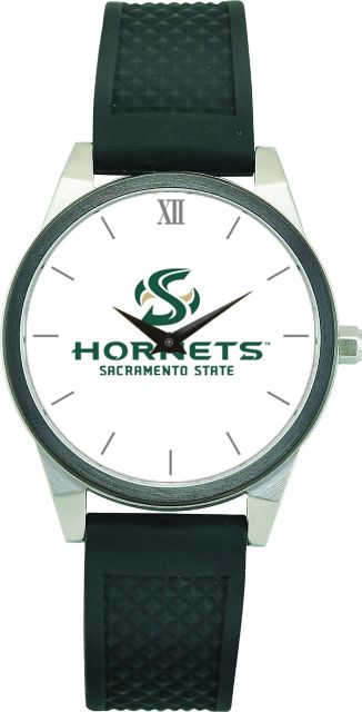 CSI Women's Wristwatch (Gift Boxed) With Black Silicone Strap And Color Medallion. - ONLINE ONLY