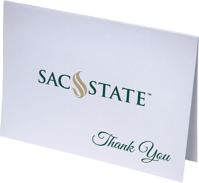 Sacramento State Thank You Notevards 10-Pack